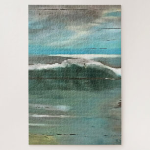 Puzzle Faire Des Vagues Sur L'Art Marin Du Bois Déchiré