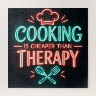 Puzzle Faire la cuisine est moins cher que la thérapie