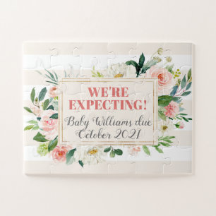 Puzzle Faire-part de révélation de bébé de grossesse 