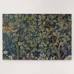 Puzzle Faisan d'arbre boisé William Morris
