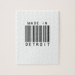 Puzzle Fait dans code barres de Detroit