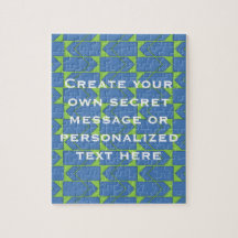 Puzzle fait sur commande de message d'amusement
