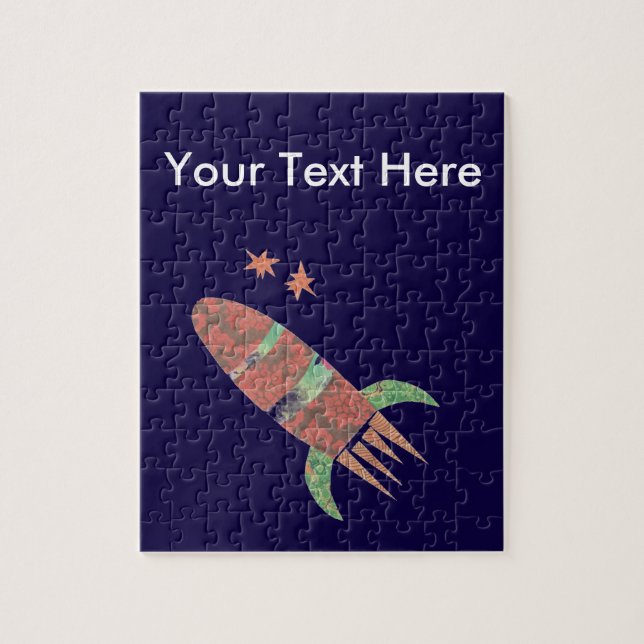 Puzzle fait sur commande de Rocket (Vertical)