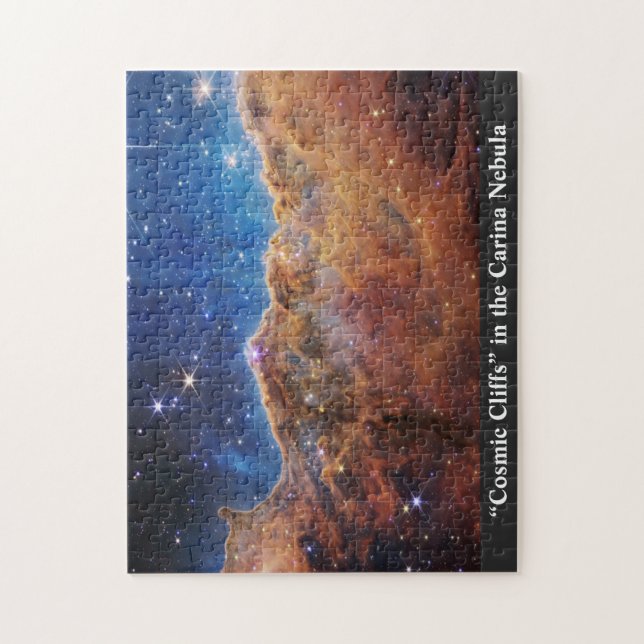 Puzzle "Falaises cosmiques" dans la Nebula de Carina (Vertical)
