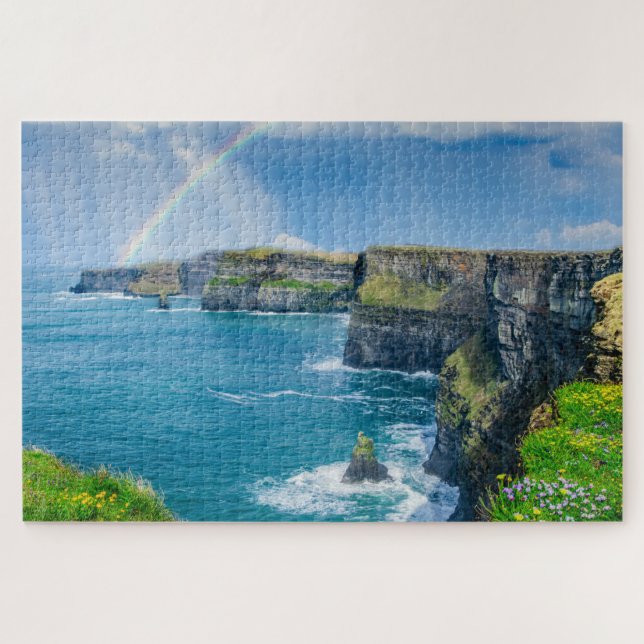 Puzzle Falaises de Moher Rainbow Irlande (Horizontal)
