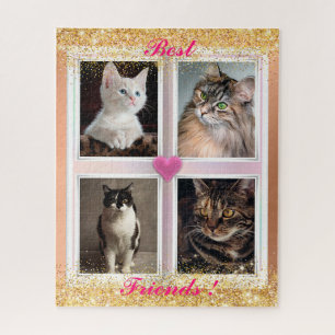 Puzzle Famille Chats Cadeau Populaire