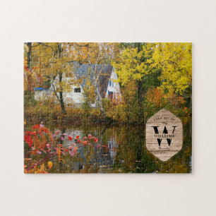 Puzzle Famille Lake House Monogramme photo Keepsaké Russe