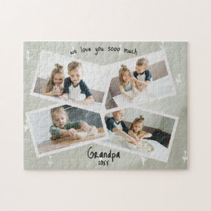 Puzzle Famille personnalisée 4 Créer votre propre grand-p