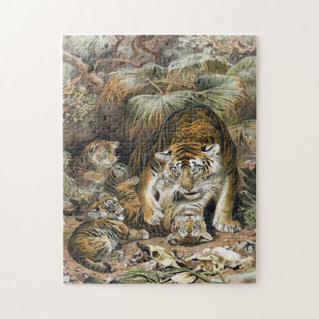 Puzzle Famille Tiger (Vertical)