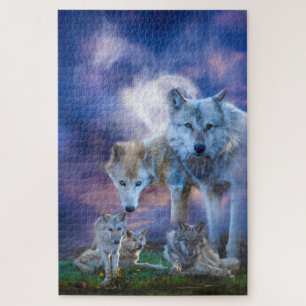 Puzzle FAMILLE WOLF Il y a un monde meilleur