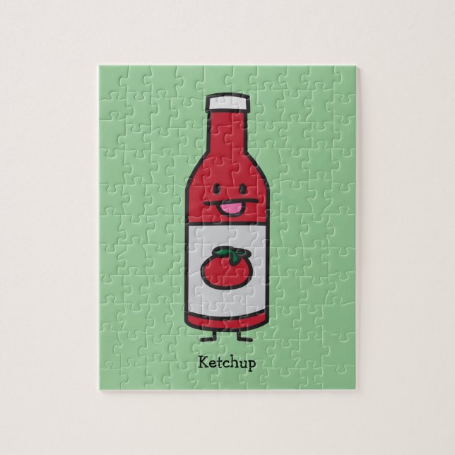 Puzzle Fantaisie de condiment de Tableau de sauce tomate (Vertical)
