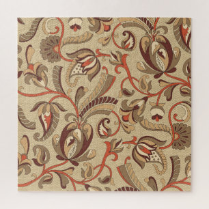 Puzzle Fantastique Floral : Dreamy Seamless Motif.