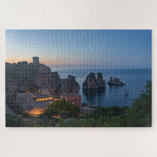 Puzzle Faraglioni et madrague dans Scopello en Sicile