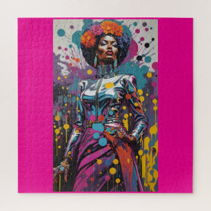 Puzzle Fashion Splash - Ken Gage Art