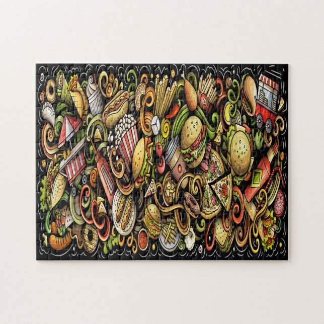 Puzzle Fast Food (Horizontal)