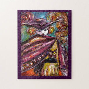 Puzzle FAUST / Masque mystérieux avec tricorne et hibou