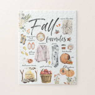 Puzzle Favoris d'automne branchés  Illustrations d'aquare