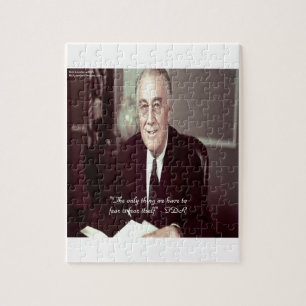 Puzzle FDR & Citation : « Rien à craindre »