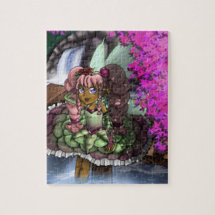 Puzzle Fée afro-américaine mignonne