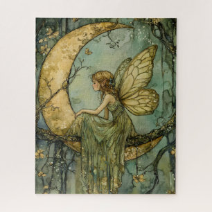 Puzzle Fée Enchantée Et Croissant De Lune