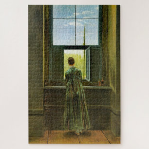 Puzzle Femme à une fenêtre : une vue romantique Édition 1