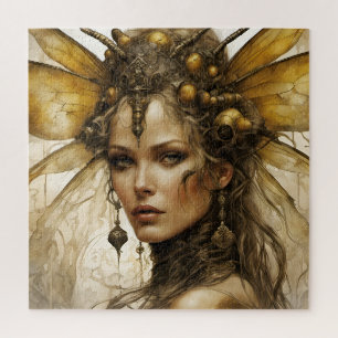 Puzzle Femme Abeille Insecte Steampunk