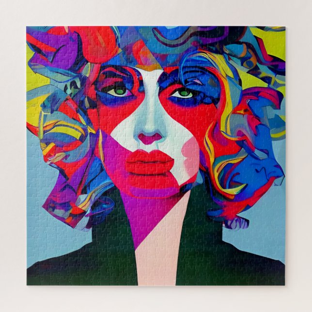 Puzzle Femme Abstraite (Vertical)