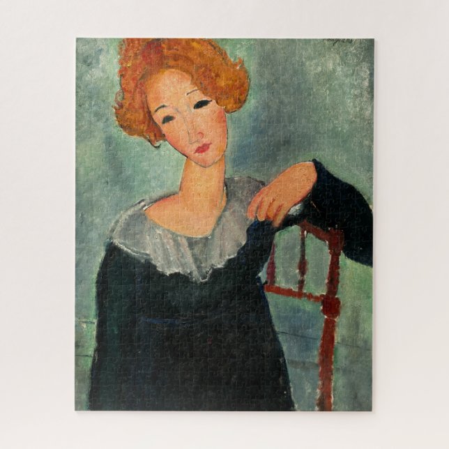 Puzzle Femme aux cheveux rouges par Amedeo Modigliani (Vertical)