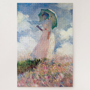 Puzzle Femme avec un parasol, Claude Monet, 1886