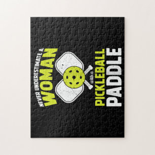 Puzzle Femme de Pickleball Cadeau drôle de joueuse de Pic