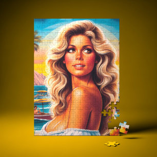 Puzzle Femme d'été des années 80