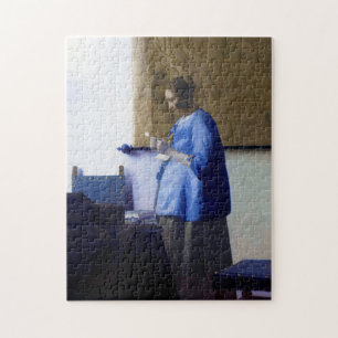 Puzzle Femme en bleu, Johannes Vermeer