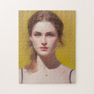 Puzzle Femme en Spagetti Débardeur