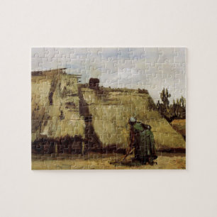 Puzzle Femme paysanne creusant le chalet par Vincent van