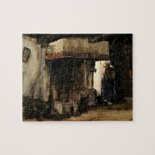 Puzzle Femme près d'un âtre par Vincent van Gogh