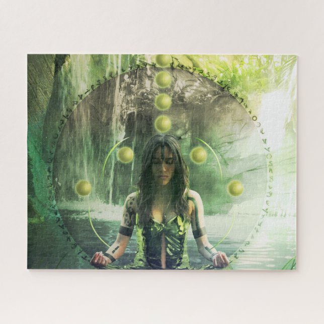 Puzzle Femme spirituelle Imaginaire Scifi (Horizontal)