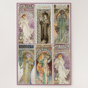 Puzzle Femmes Alphonse Mucha
