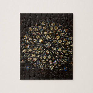 Puzzle Fenêtre rose au-dessus de la porte occidentale,
