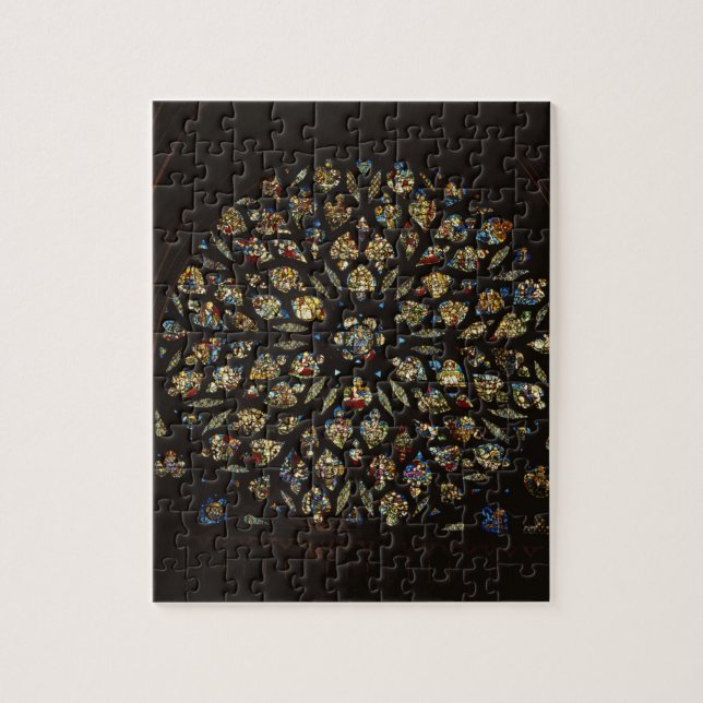 Puzzle Fenêtre rose au-dessus de la porte occidentale, (Vertical)