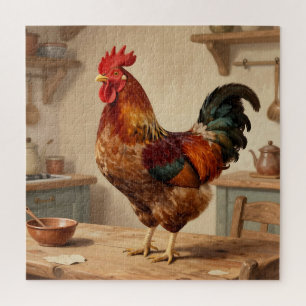 Puzzle Ferme de la Fierté de Coq Cuisine Maison