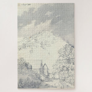 Puzzle Fermes à flanc de colline - Caspar David Friedrich