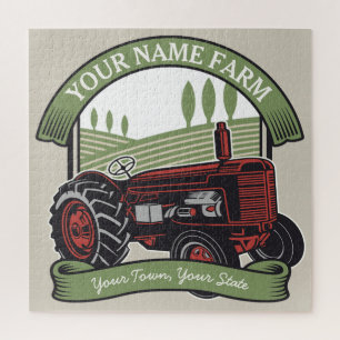 Puzzle Fermier de Vintage Farm Tractor