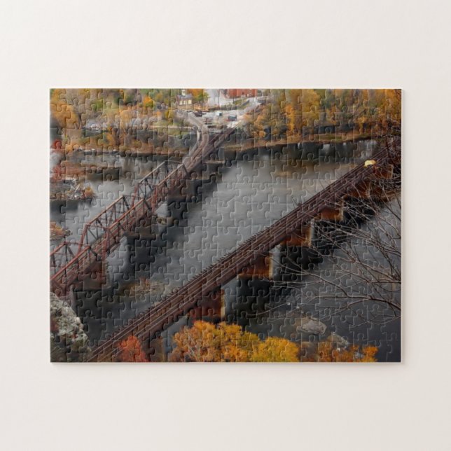 Puzzle Ferry de harpistes en automne (Horizontal)