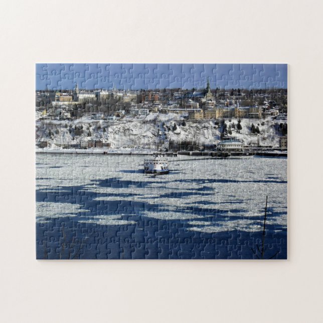 Puzzle Ferry sur le fleuve Saint-Laurent (Québec) (Horizontal)