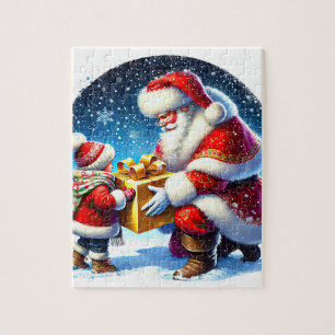 Puzzle Festif Noël Père Noël Holiday