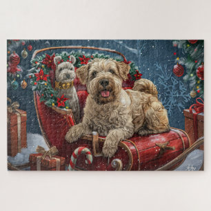 Puzzle Fête de Noël des chiens errants