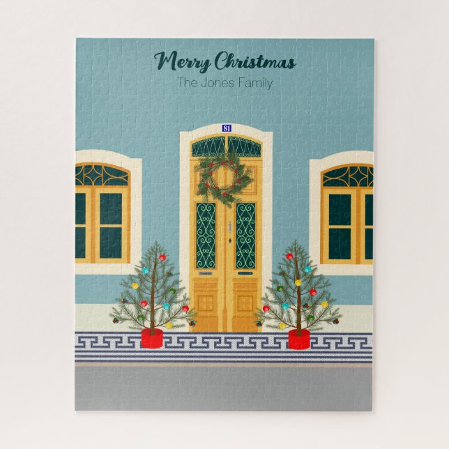 Puzzle Fête de Noël Portugais Maison (Vertical)