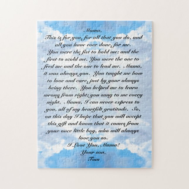 Puzzle Fête des mères (Vertical)