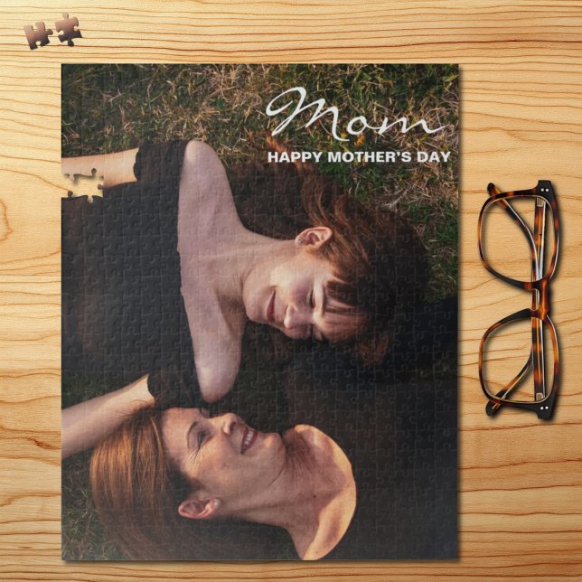 Puzzle Fête des mères Mon meilleur ami Photo personnalisé (Créateur téléchargé)