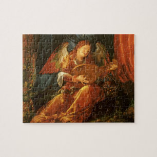 Puzzle Fête des Rose Garlands Ange par Albrecht Durer